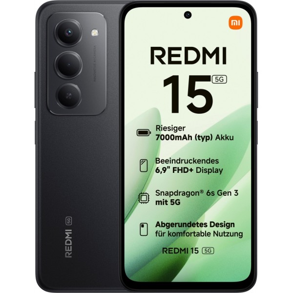Xiaomi Redmi 15 5G 256 GB / 8 GB - Smart #653826