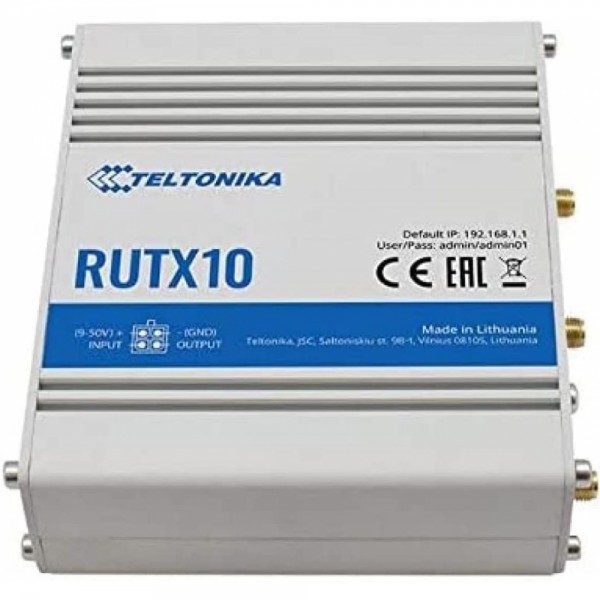 TELTONIKA RUTX10 - Dual-WiFi-Band-Indust #316580