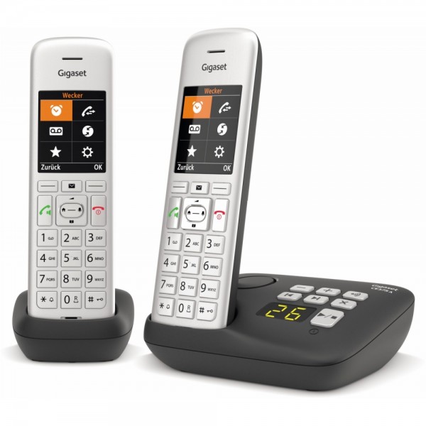 Gigaset CE575A Duo - Telefon - silber/sc #221441