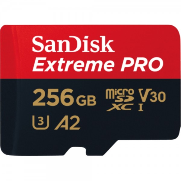 Sandisk Extreme PRO - microSDXC 256GB + #302091