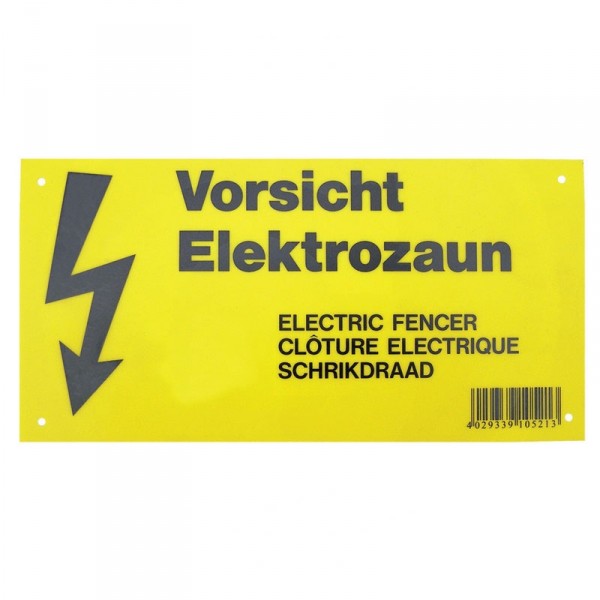 Warnschild für Weidezäune Elektrozäun #58058038_1