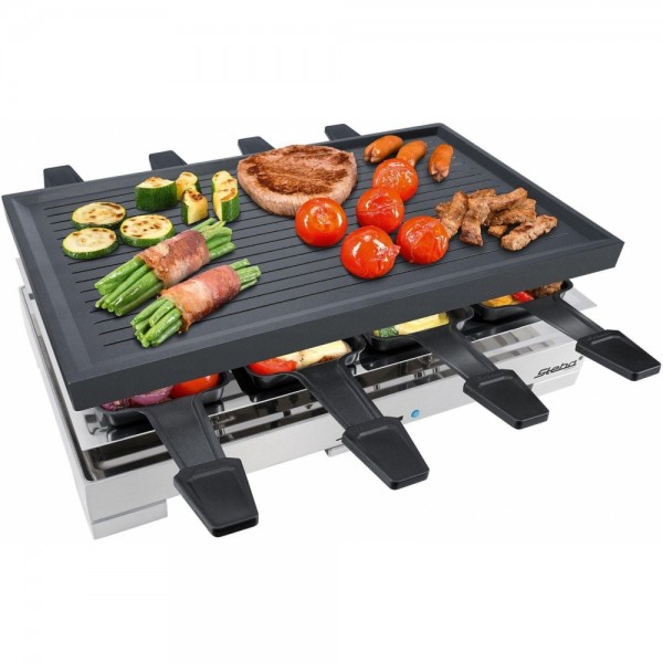 Steba RC 68 Schwarz-Edelstahl Raclette #200669