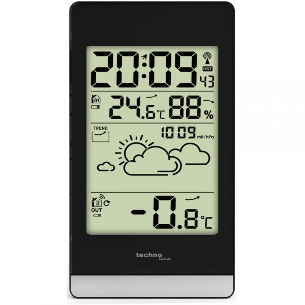 Technoline WS 9132 Wetterstation schwarz #248383