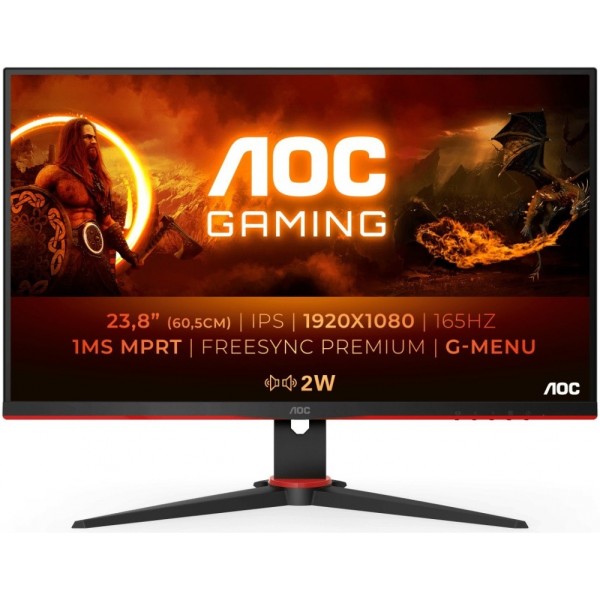 AOC 24G2SPAE/BK - Gaming-Monitor - schwa #343349