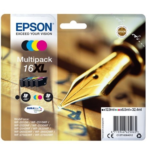 EPSON Epson Tintenpatronen 16XL T1636 DU #154850