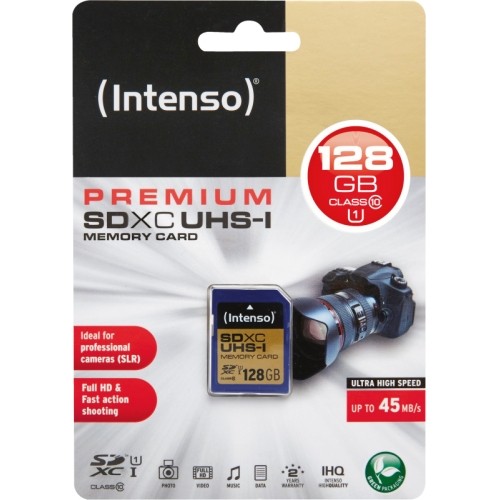 Intenso SD Card 128GB UHS-I SDXC Speiche #1042039_1
