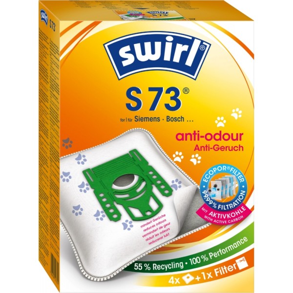 Swirl S73 Anti-Odour - Staubsaugerbeutel #347074