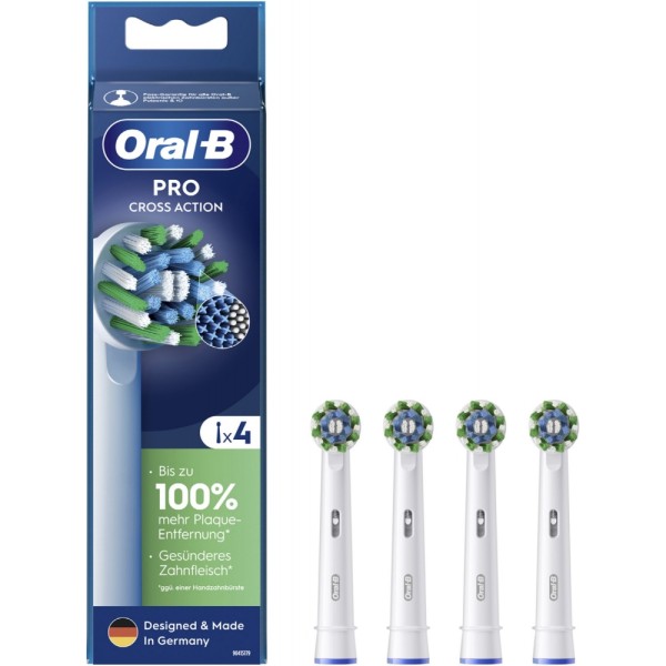 Oral-B Pro CrossAction 4er - Aufsteckbue #342242