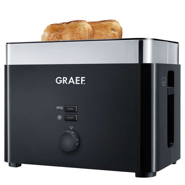Graef TO 62 Schwarz Toaster Auftaufunkti #0745064_1