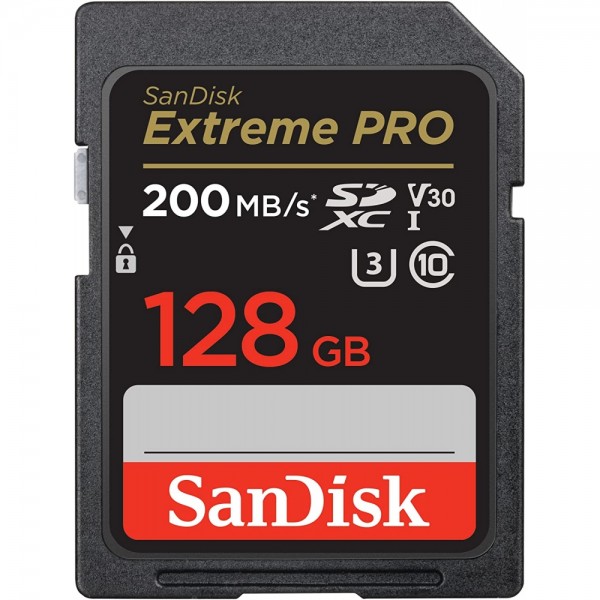 SanDisk Extreme Pro SDXC 128 GB - Speich #299051