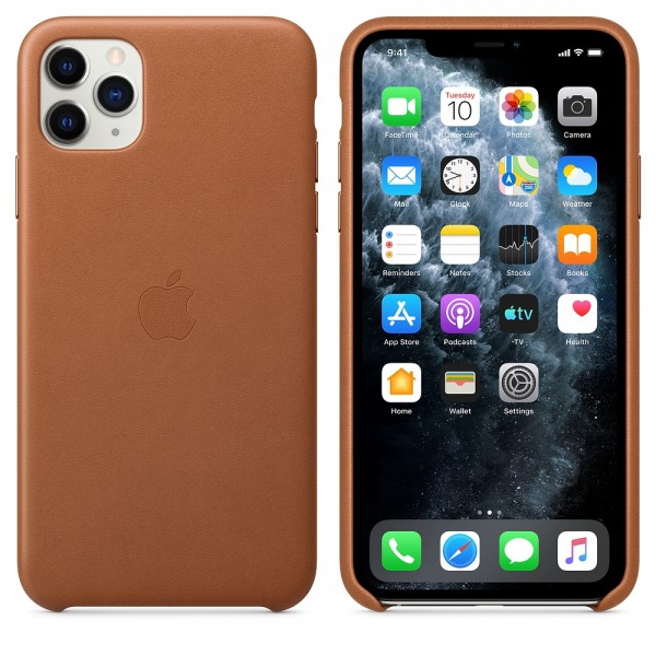 APPLE iPhone 11 Pro Max Leder Case Satte #102480
