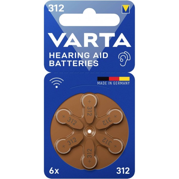 Varta 24607101416 V312 - Hoergeraetebatt #412270