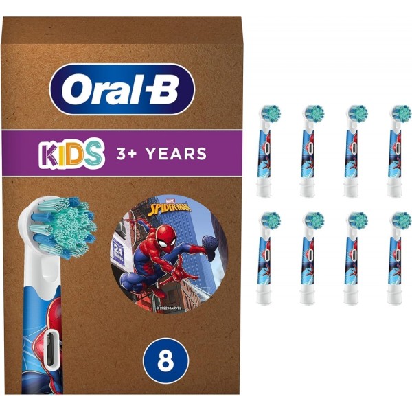 Oral-B Kids Spiderman 8er - Aufsteckbuer #352064