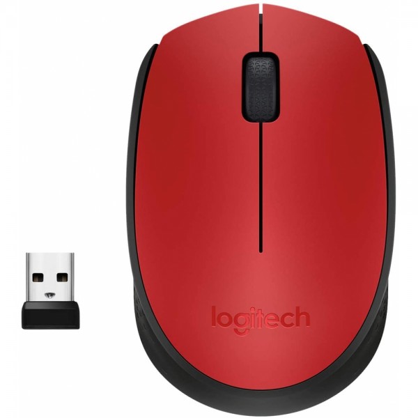 Logitech M171 - Wireless Maus - rot/schw #280510