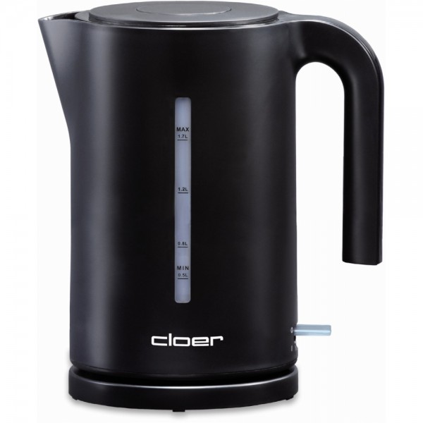 Cloer Wasserkocher 4110 Schwarz 1,7 l Fa #277841