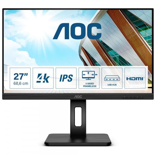 AOC U27P2CA - LED-Monitor - schwarz #294560