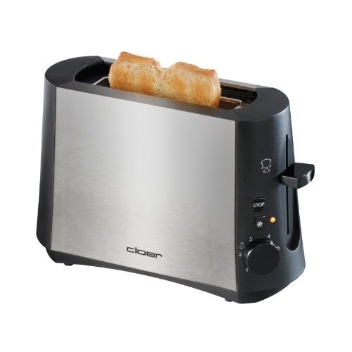 Cloer Toaster 3890 Edelstahl-Schwarz wae #0764945_1