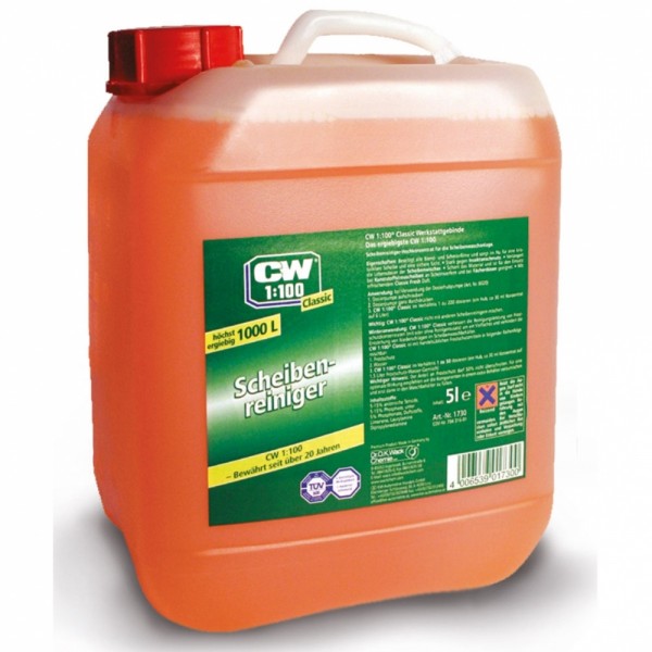 CW1:100 Classic Scheibenreiniger 5 Liter #90044