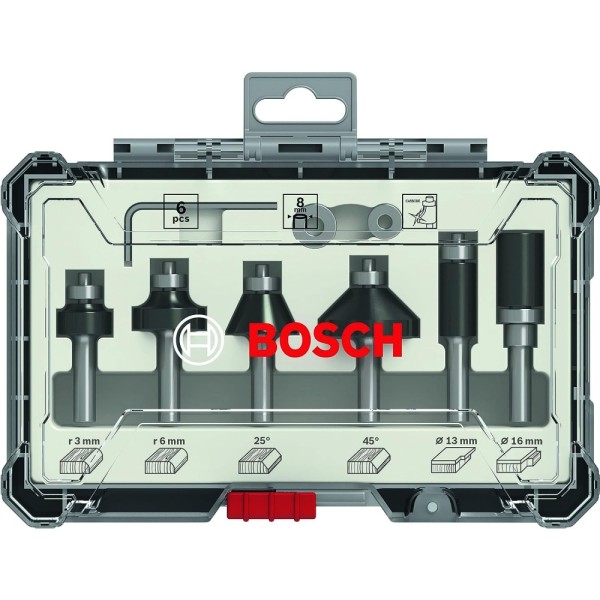 Bosch 2607017469 - Fraeser-Satz - schwar #351139