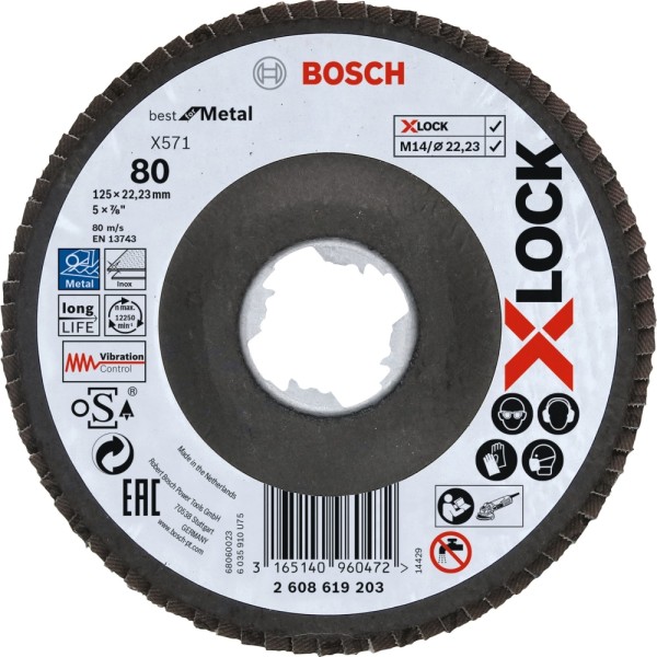 Bosch X-LOCK X571 - Faecherscheibe - sch #579545