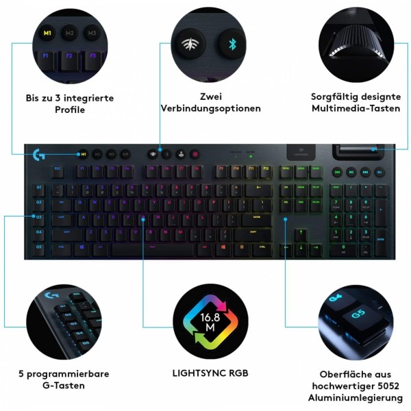 Logitech G915 LIGHTSPEED Linear - Tastat #260546