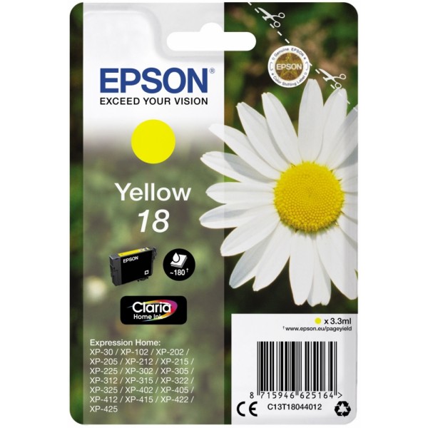 Epson 18 Claria Home - Tintenpatrone - y #714302