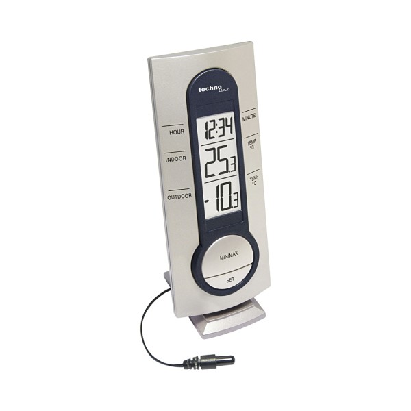 Technoline WS 7033 Wetterstation Silber #53925