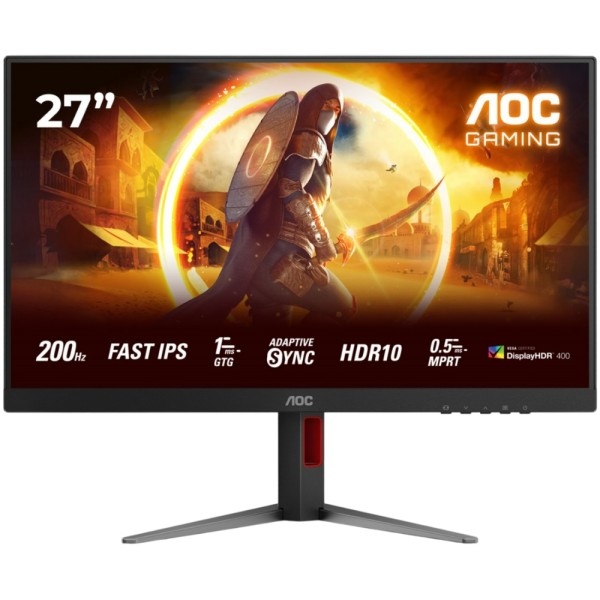 AOC 27G4HA - Gaming-Monitor - schwarz/ro #579687