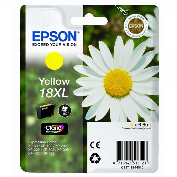 Epson T1814 Y 18XL Gelb Original Drucker #1131800_1