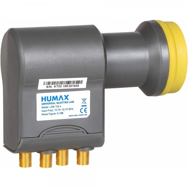 Humax LNB 106 Gold Quattro SAT-Zubehoer #305182