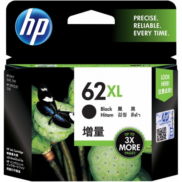 HP 62XL - Druckerpatrone - schwarz #273864