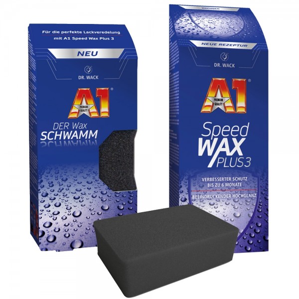 A1 Speed Wax Plus 3 500 ml + A1 Wax Schw #100518