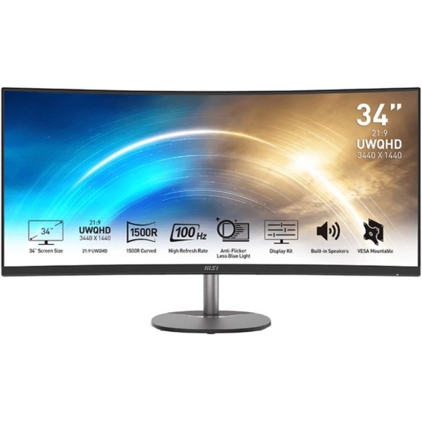 MSI PRO MP341CQDE - LED-Monitor - schwar #607217