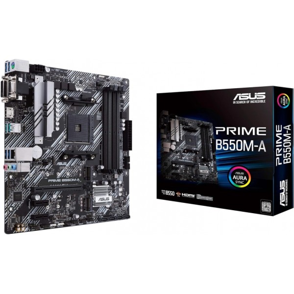 Asus PRIME B550M-A - Mainboard - schwarz #350137