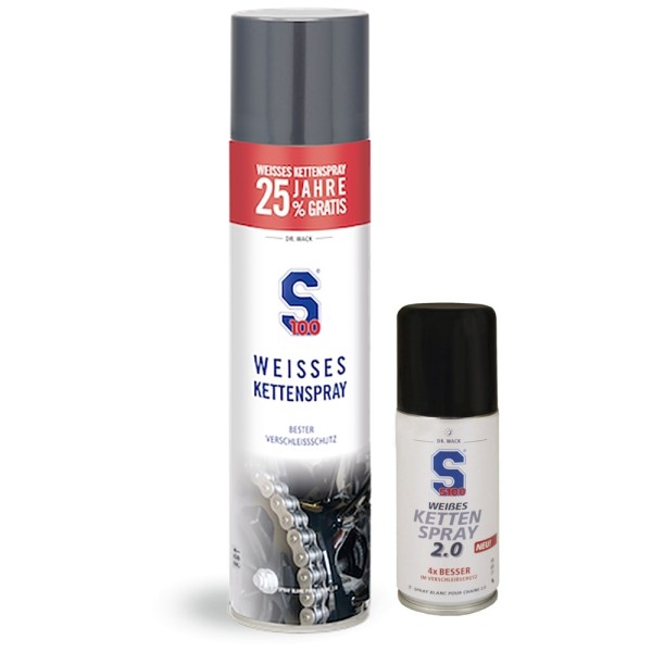 S100 weisses Kettenspray 500ml + 100 ml #663574