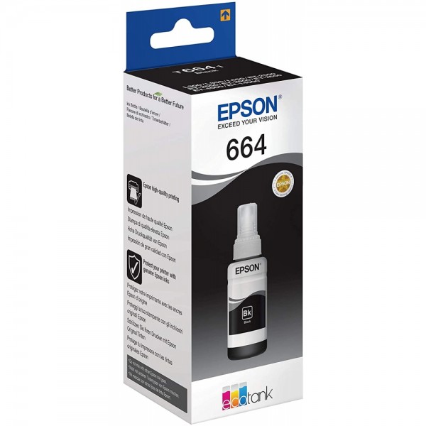 Epson T6641 Schwarz Nachfuelltinte fuer #158081