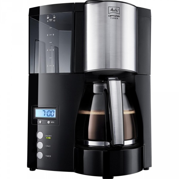 Melitta Optima Timer Schwarz-Edelstahl F #0702444_1