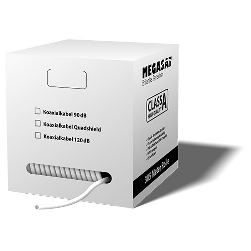 Megasat Koax 120dB Kabel Pull-Out-Box 30 #56465