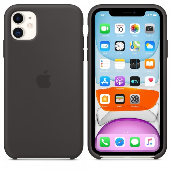 APPLE iPhone 11 Silikon Case Schwarz #103029