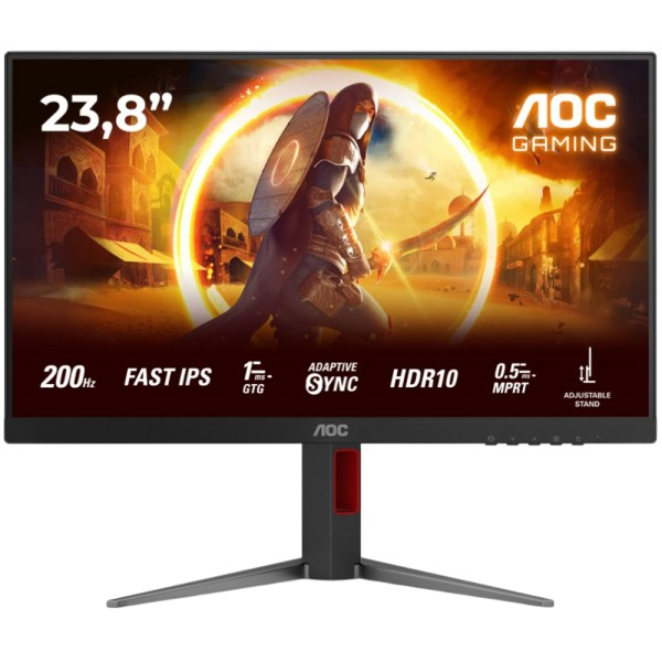 AOC 24G4HA - Gaming-Monitor - schwarz/ro #579686