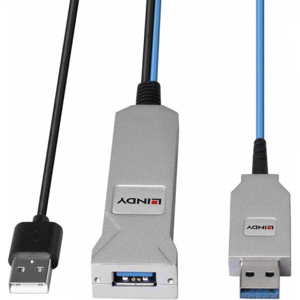 Lindy 100m Fibre Optic USB 3.0 Kabel - D #312779