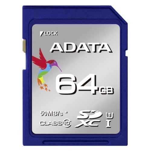 ADATA Premier 64 GB SDXC Speicherkarte U #150704