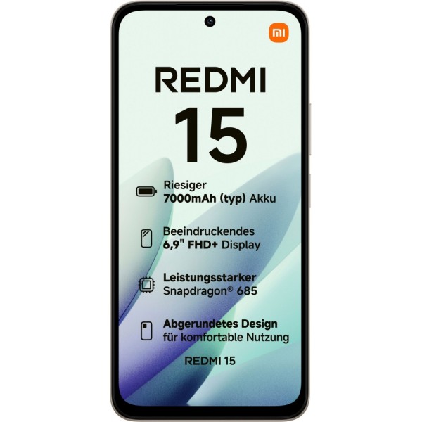 Xiaomi Redmi 15 128 GB / 6 GB - Smartphone - titan gray | Price-Guard