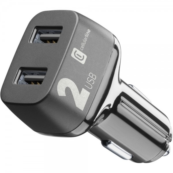 Cellularline Car Multipower 2 USB - KFZ- #320599