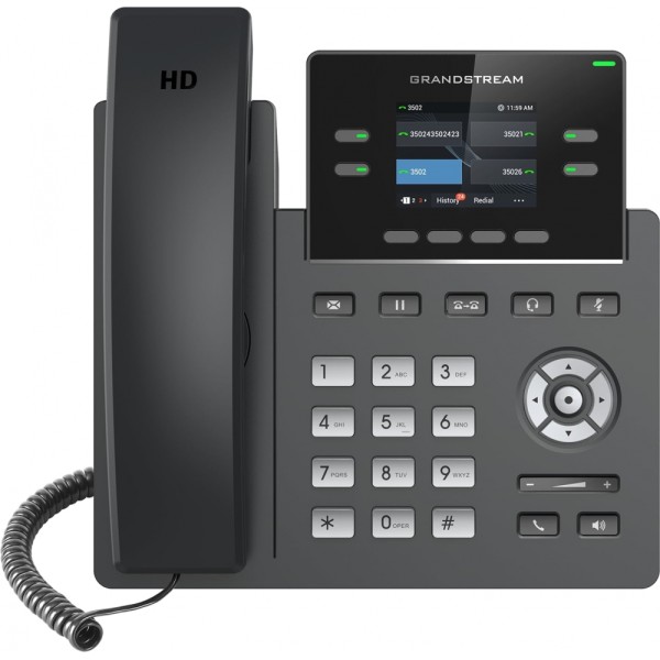 Grandstream GRP2612P - IP-Telefon - schw #700518