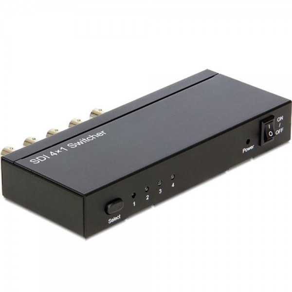 Delock 3G-SDI 4 in > 1 out - SDI Switch #259331