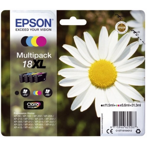 Epson Tintenpatronen 18XL T1816 Claria H #154921