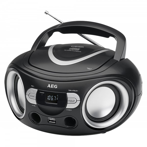 AEG SR 4374 schwarz tragbares Stereo-Rad #1128484_1