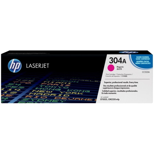 HP CC 533 A - Tonerkartusche - magenta #714286