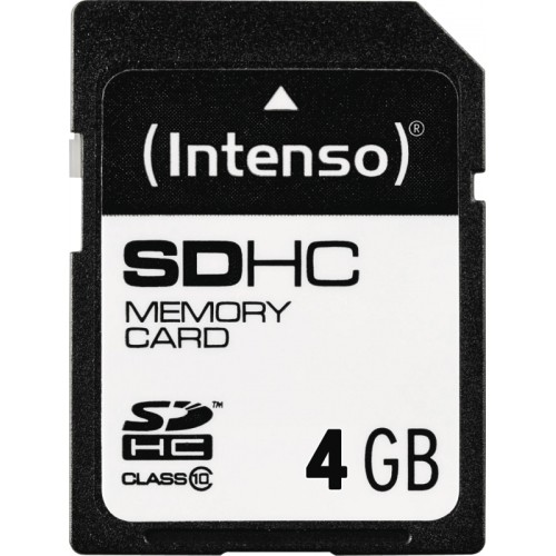 Intenso SD Card 4GB Class 10 zu 20 MB/Se #0744502_1